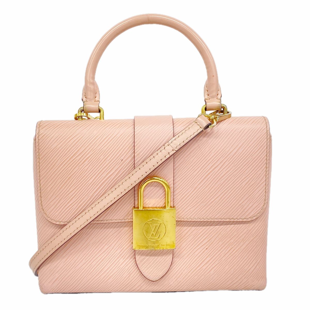 Louis Vuitton Handbag Epi Locky BB Rose Ballerine 2-Way Bag