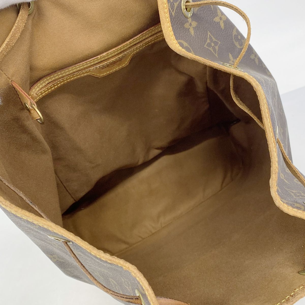 Louis Vuitton Backpack Monogram Montsouris GM Brown — view 4
