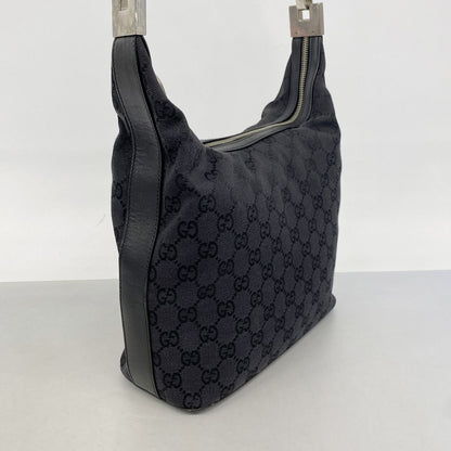 Gucci Handbag GG Canvas Black Silver — view 2