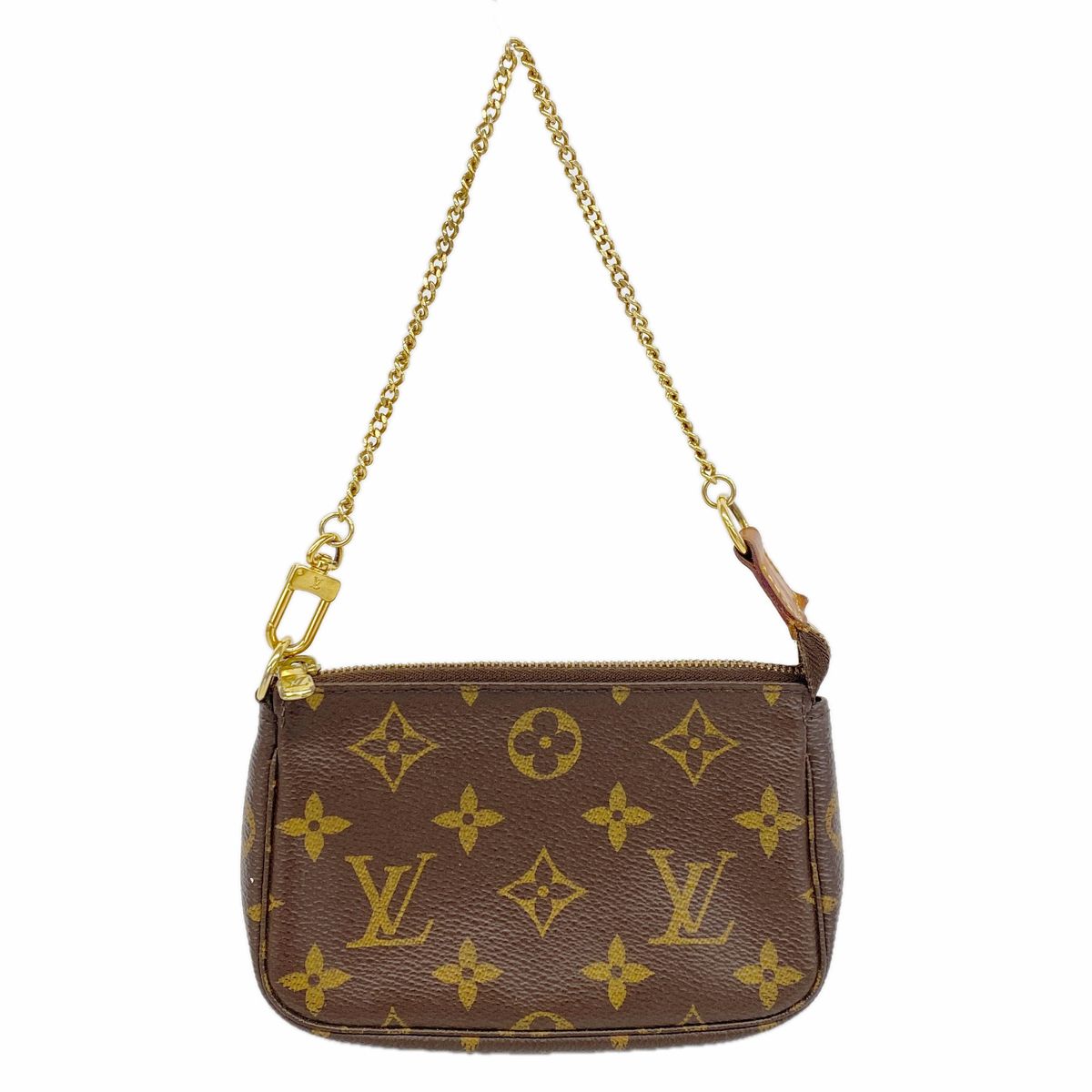 Louis Vuitton Pouch Monogram Mini Pochette Accessoires Brown