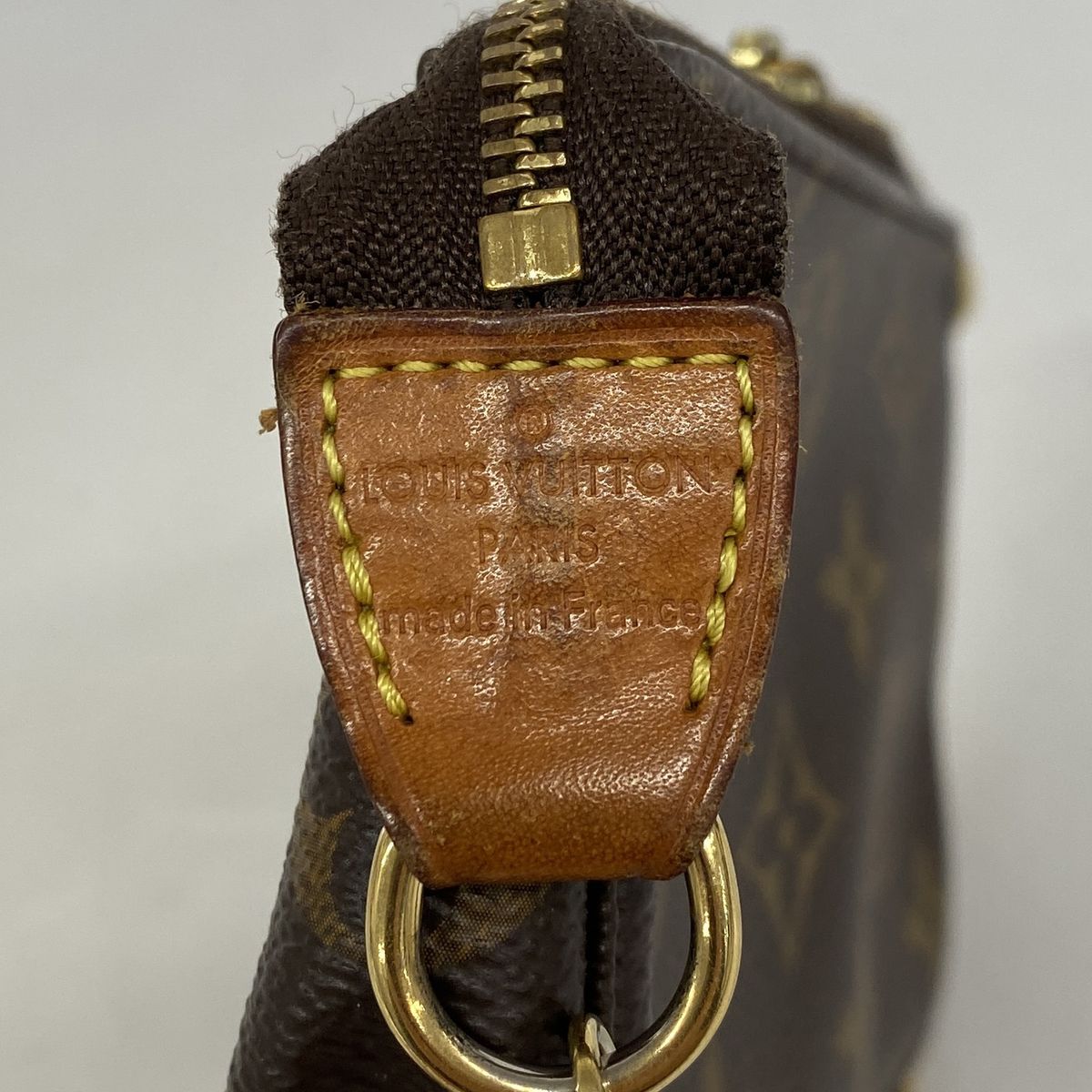 Louis Vuitton Pouch Monogram Mini Pochette Accessoires Brown — view 5