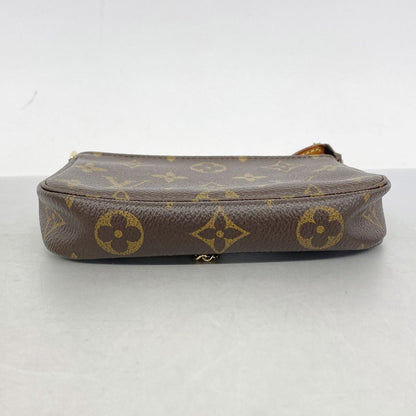 Louis Vuitton Pouch Monogram Mini Pochette Accessoires Brown — view 3