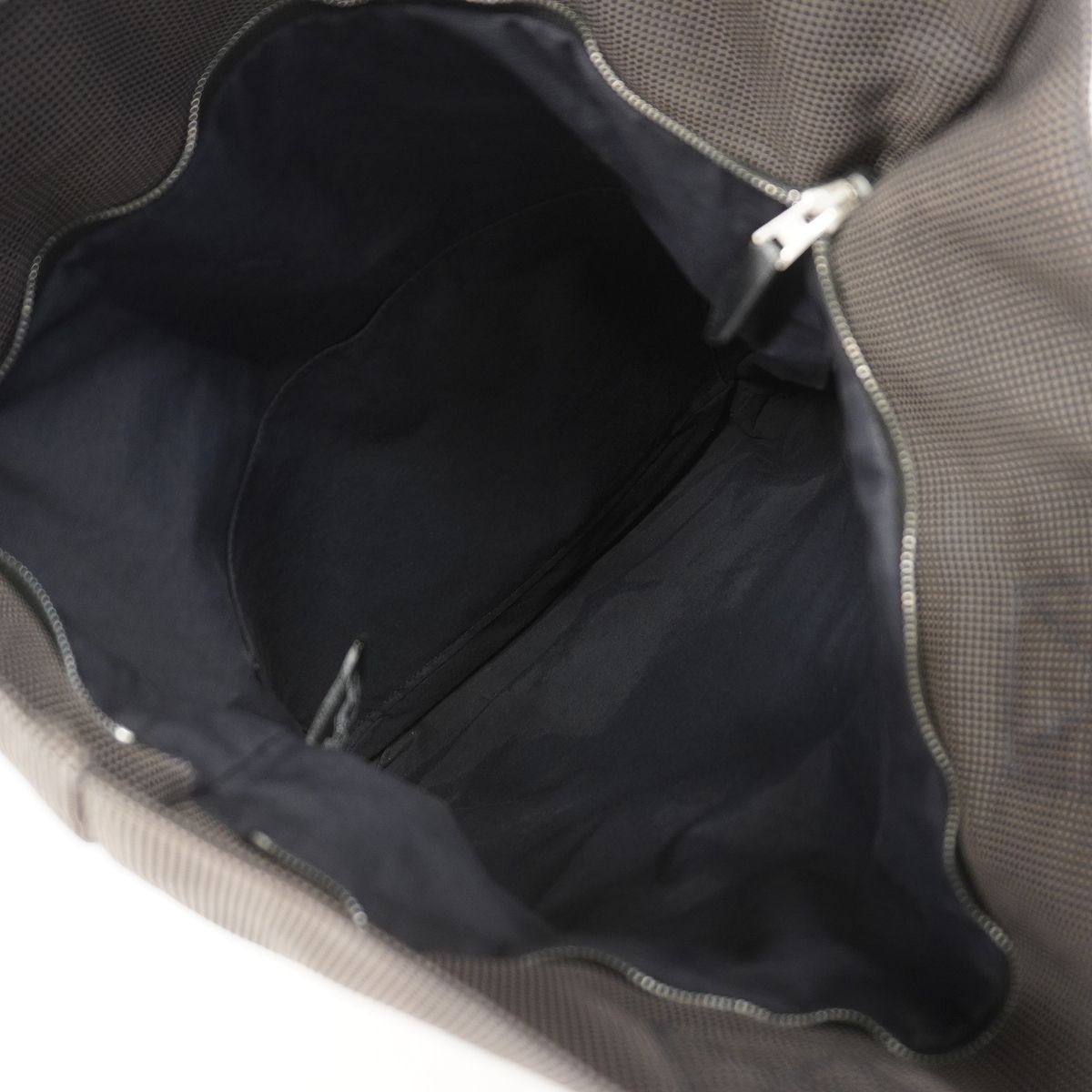 Hermes Tote Bag Her Line Cabas Nylon Gray Silver — view 4