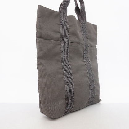 Hermes Tote Bag Her Line Cabas Nylon Gray Silver — view 2