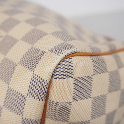 Louis Vuitton Handbag Damier Azur Speedy 30 White — view 6