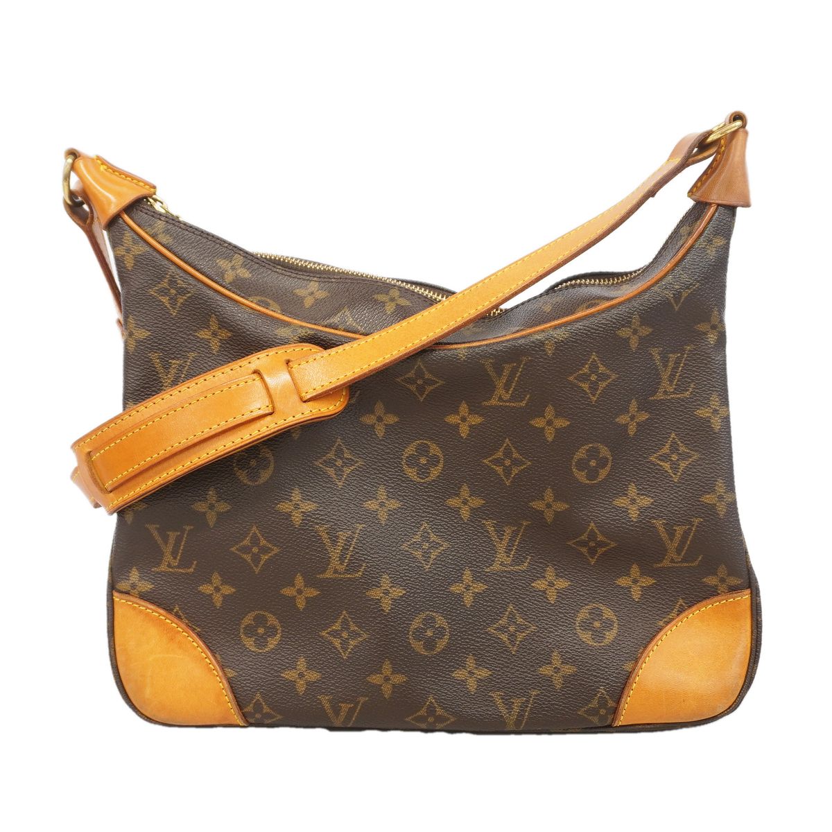 Louis Vuitton Shoulder Bag Monogram Boulogne 30 Brown