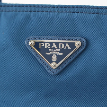 Prada Tessuto Nylon 2-Way Handbag Cobalt Blue — view 8
