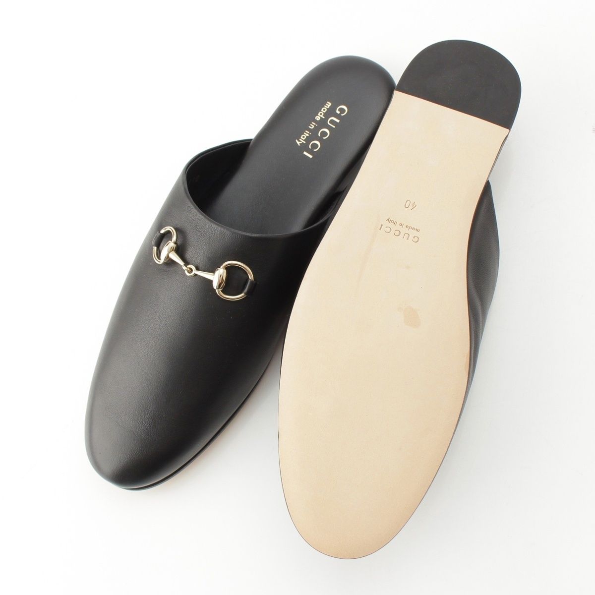 Gucci Horsebit Sandals Black — view 5