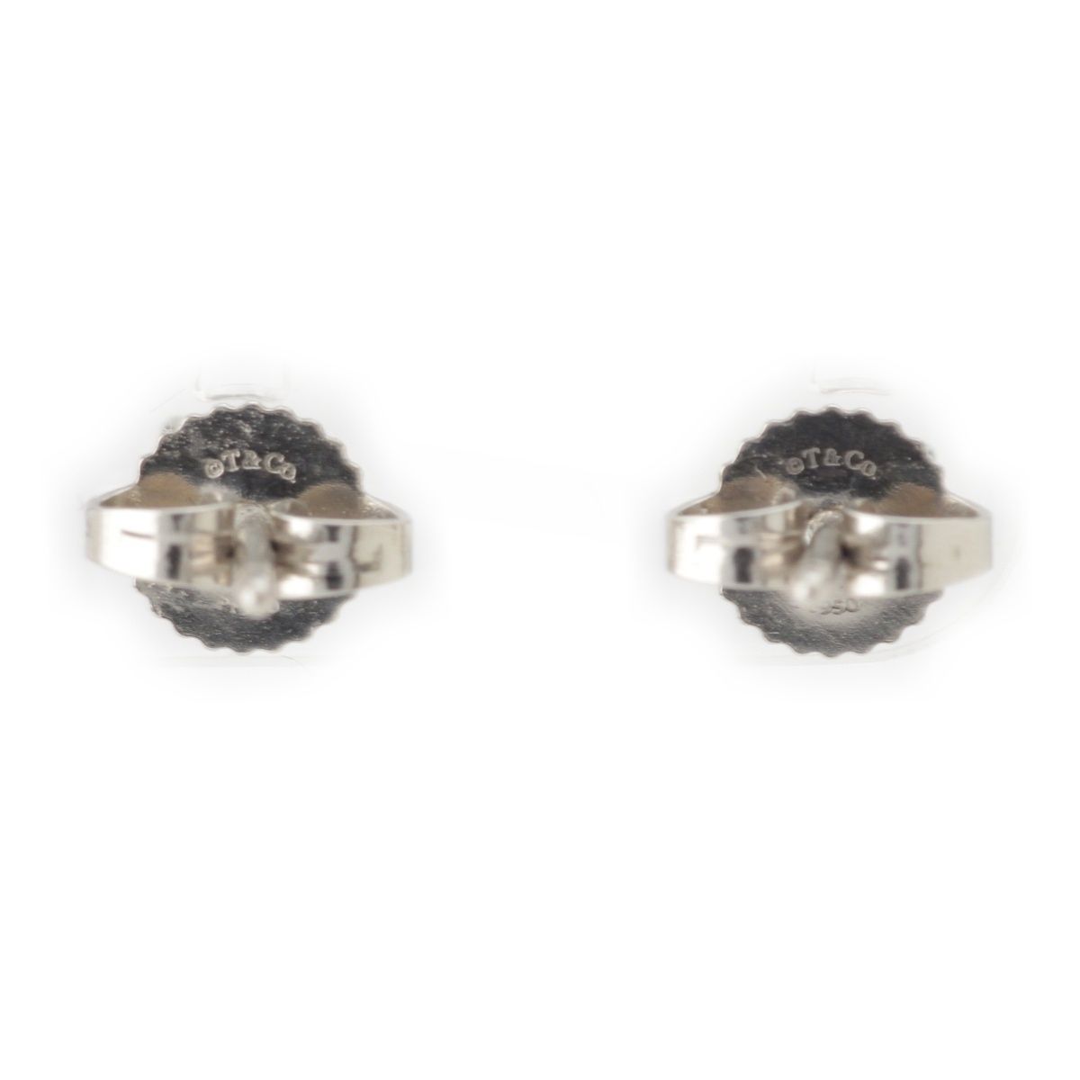 Tiffany & Co Stud Diamond Earrings White — view 2