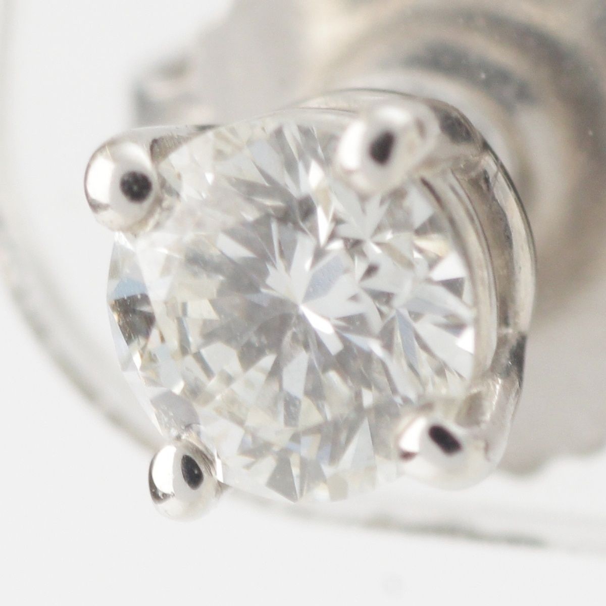 Tiffany & Co Stud Diamond Earrings White — view 3