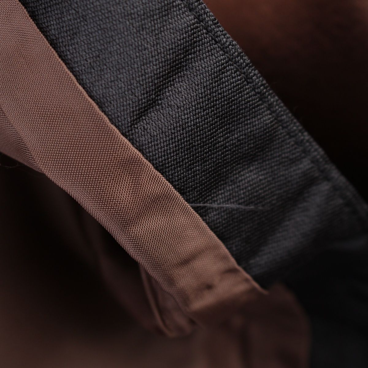 Prada Archives Wool Silk Line Contrast Skirt Brown Black Beige 36 — view 8