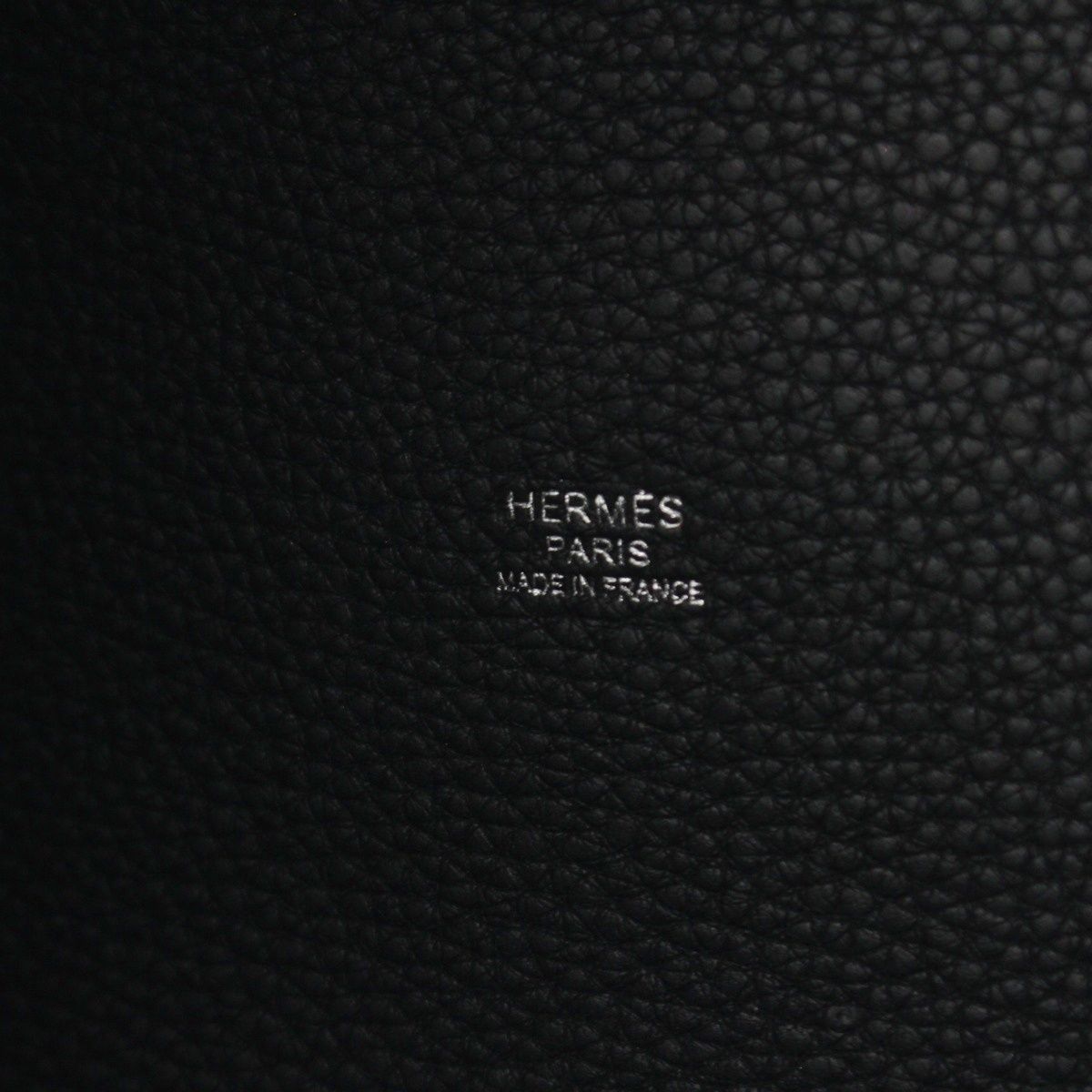 Hermes Picotin Lock GM Taurillon Clemence Tote Bag Black — view 7