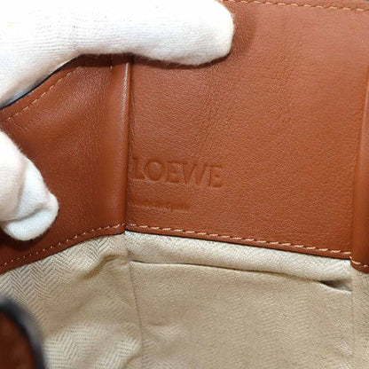Loewe Hammock Drawstring Mini 2-Way Bag Leather Brown — view 7
