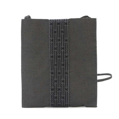 Hermes Her Line Pochette Shoulder Bag Canvas Gray Herline — view 2