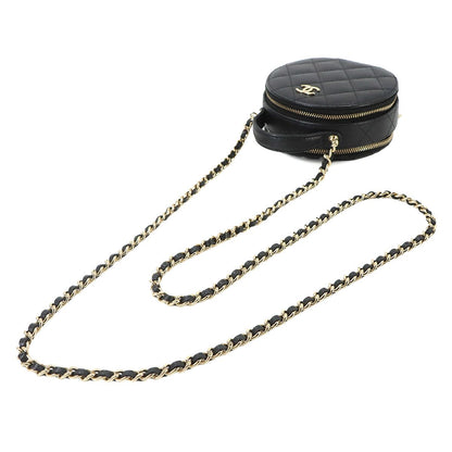 Chanel Quilted Small Vanity 2-Way Chain Shoulder Bag Caviar Leather Black — view 5