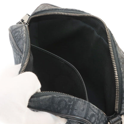 Dior Oblique Safari Shoulder Bag Canvas Leather Black — view 7