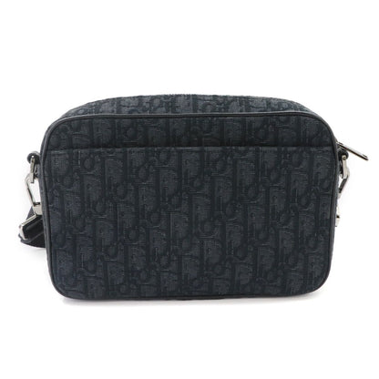 Dior Oblique Safari Shoulder Bag Canvas Leather Black — view 2