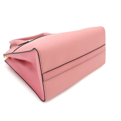 Prada Saffiano 2-Way Bag Leather Pink Gold — view 5