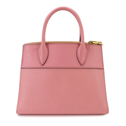 Prada Saffiano 2-Way Bag Leather Pink Gold — view 3