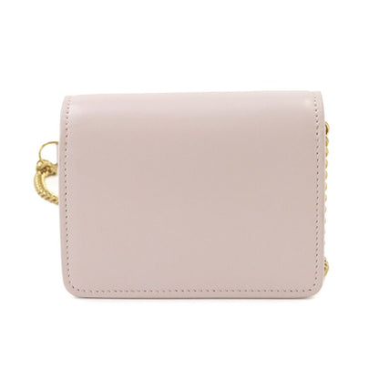 Celine Triomphe Chain Shoulder Bag Leather Pink Gold — view 2