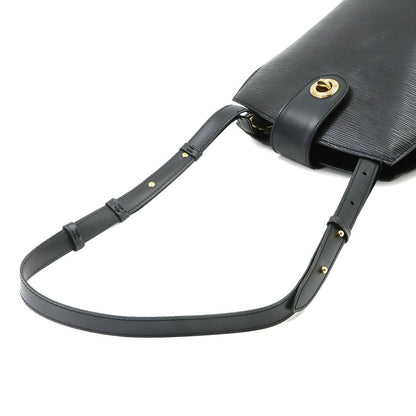 Louis Vuitton Epi Cluny Shoulder Bag Leather Noir Gold — view 5