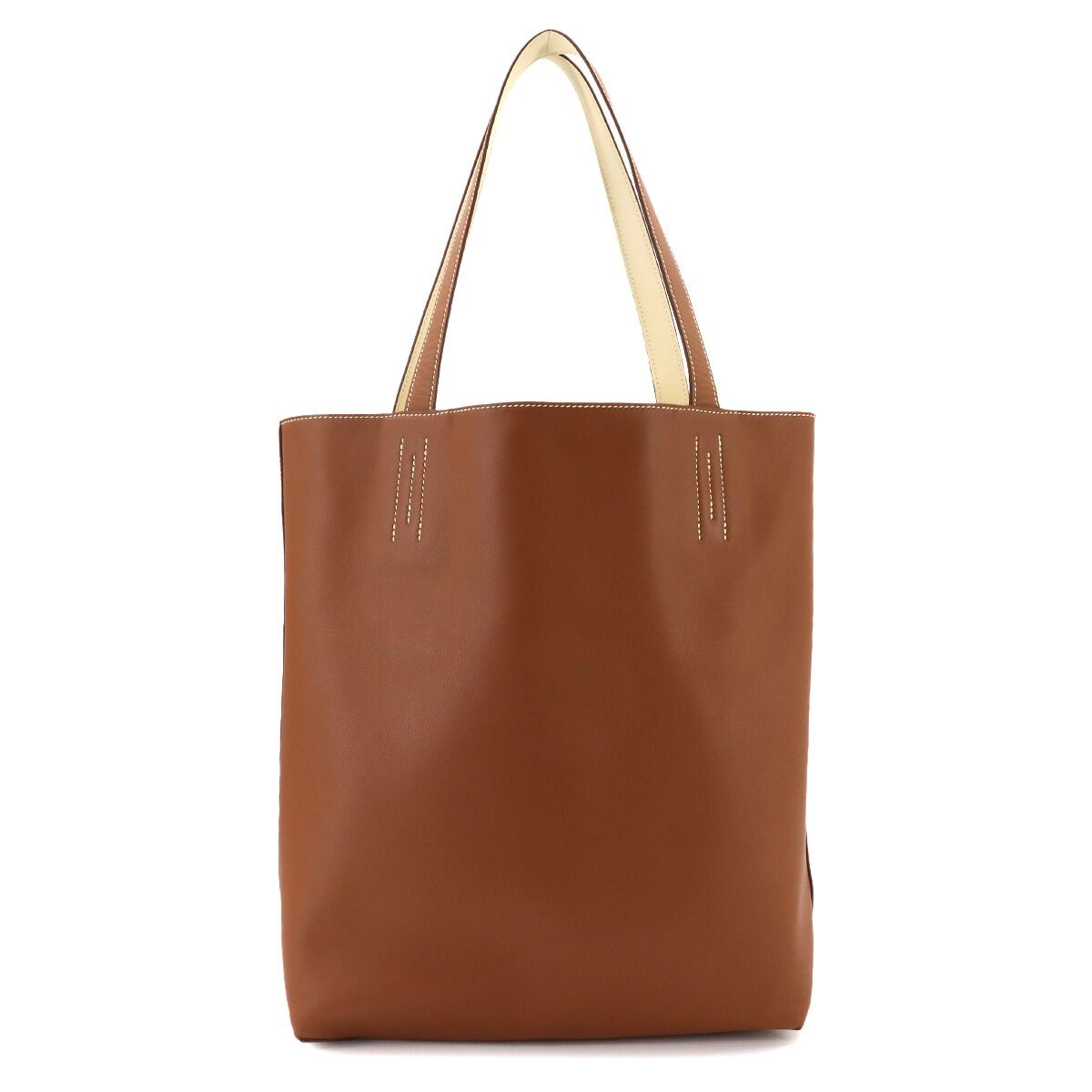 Hermes Neo Double Sens 35 Reversible Tote Bag Sikkim Nata Gold — view 3