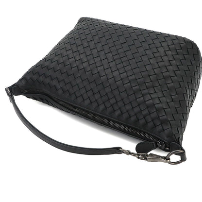 Bottega Veneta Intrecciato Hand Bag Leather Black Bag — view 5
