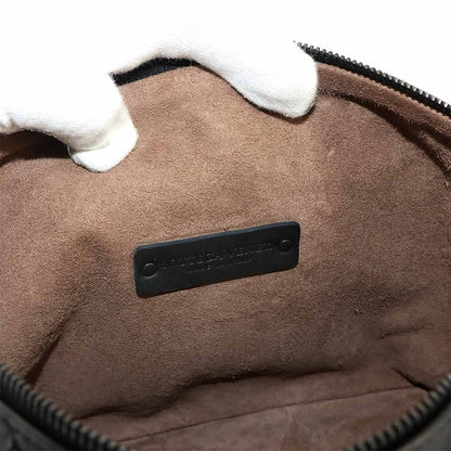 Bottega Veneta Intrecciato Hand Bag Leather Black Bag — view 7