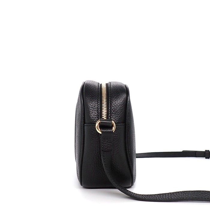 Gucci Shoulder Bag Interlocking G Soho Disco Black Calfskin — view 3