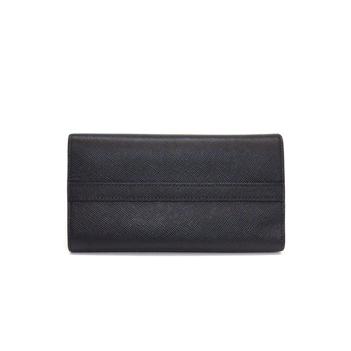 Prada Shoulder Bag Kristen Black Saffiano Leather Silver — view 4