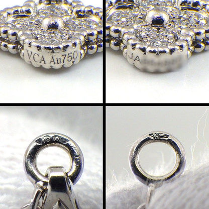 Van Cleef & Arpels Bracelet Sweet Alhambra Full Pave 18k White Gold — view 4