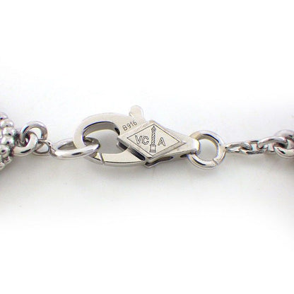 Van Cleef & Arpels Bracelet Sweet Alhambra Full Pave 18k White Gold — view 3