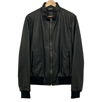 Dolce & Gabbana Jacket S Black Long Sleeve Leather