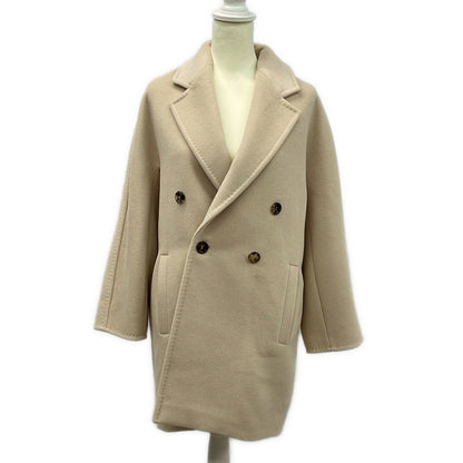 Max Mara Coat Beige Long Sleeve Winter JP 34