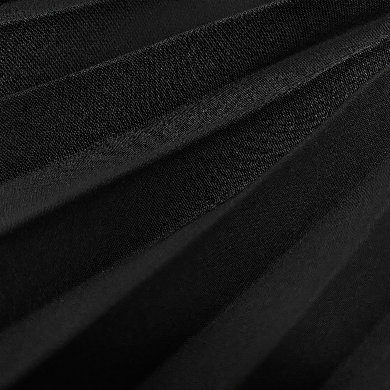 Balenciaga Pleated Skirt Wrap Style Asymmetric Design Waist Logo Black 34 — view 6