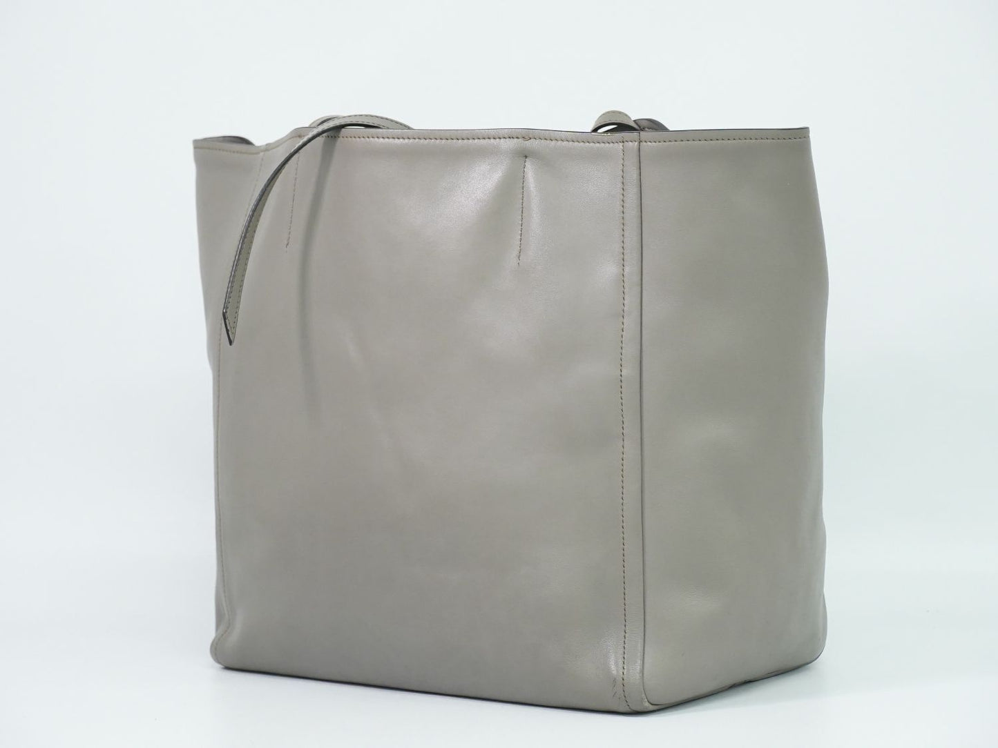 Prada Concept Shoulder Bag Tote Leather Gray — view 2