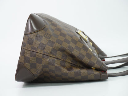 Louis Vuitton LV Hampstead PM Damier Ebene Tote Bag Brown — view 4