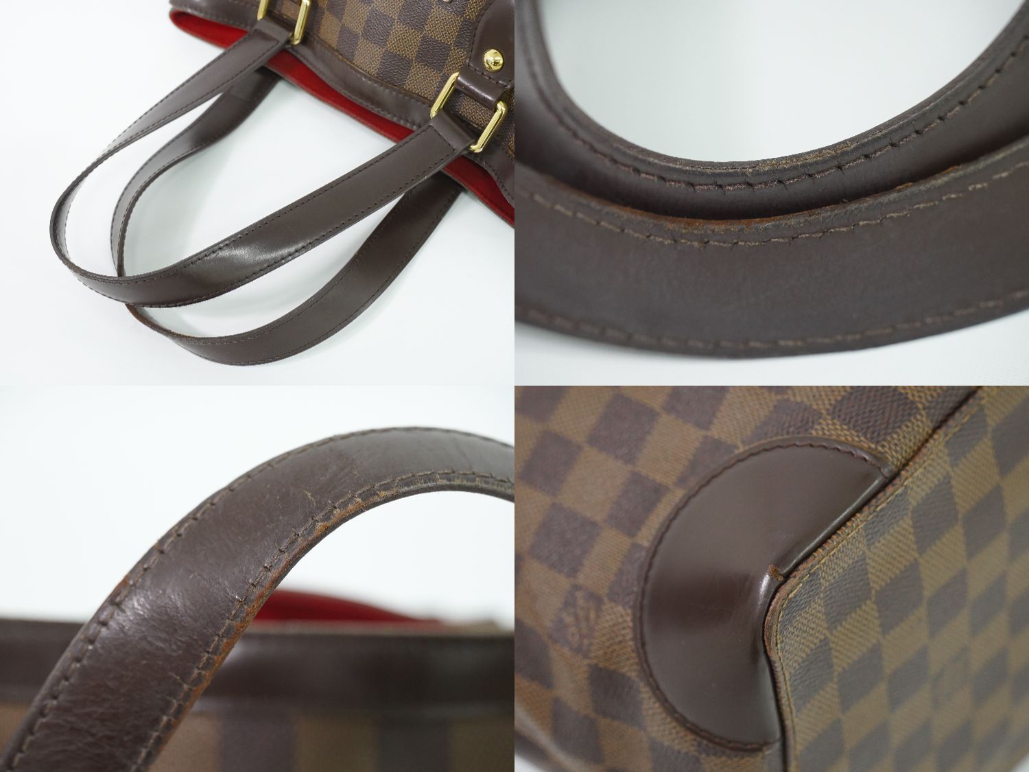 Louis Vuitton LV Hampstead PM Damier Ebene Tote Bag Brown — view 6