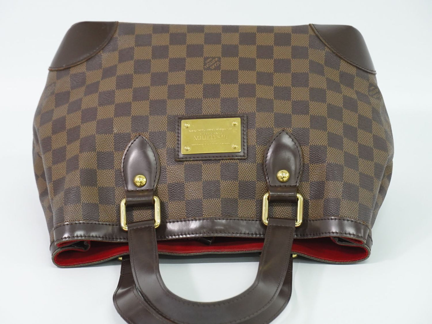 Louis Vuitton LV Hampstead PM Damier Ebene Tote Bag Brown — view 5