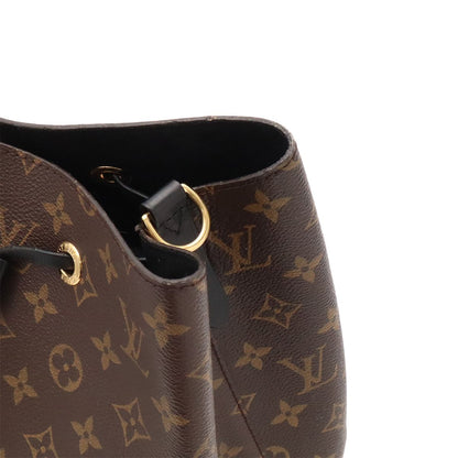 Louis Vuitton Monogram Neo Noe Shoulder Bag Drawstring Noir Black — view 7