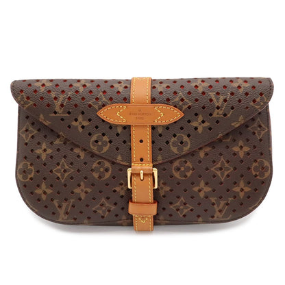 Louis Vuitton Monogram Perforated Flor Clutch Saumur