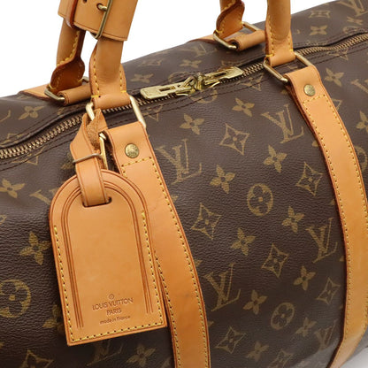 Louis Vuitton Monogram Keepall Bandouliere 50 Boston Bag Purse 2-Way — view 5