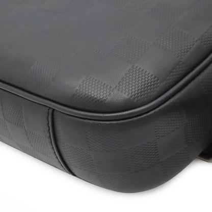 Louis Vuitton Damier Infini Ambler Belt Bag 2-Way Leather Onyx Black — view 3