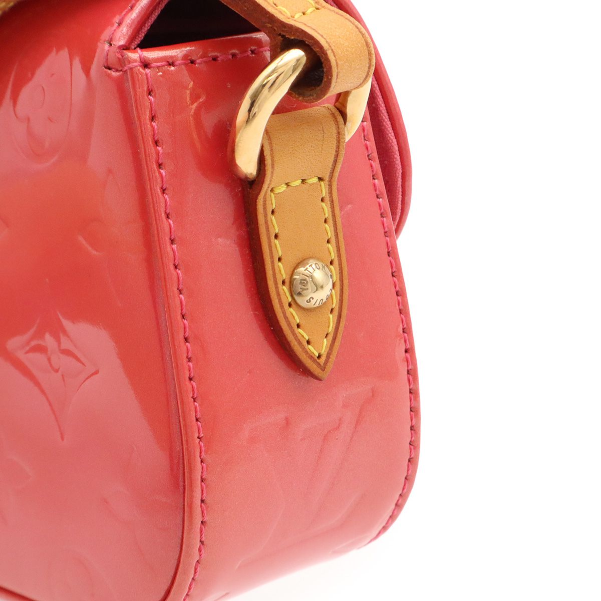 Louis Vuitton Monogram Vernis Malibu Street Handbag Pochette Mini Tote Patent — view 7