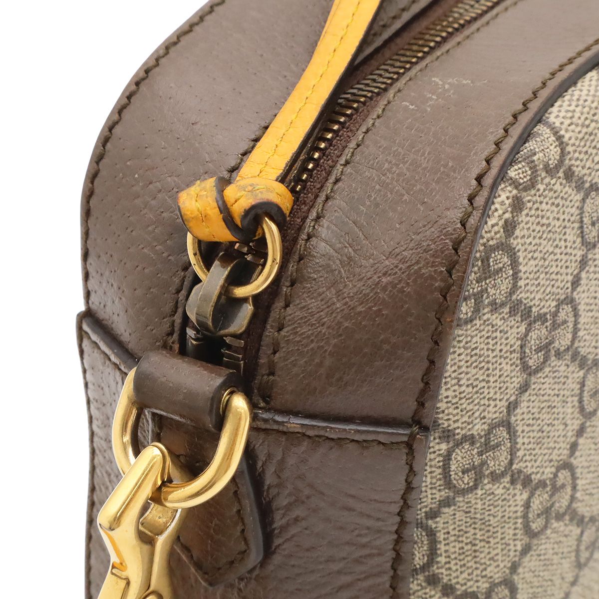 Gucci Neo Vintage GG Supreme Messenger Bag 2-Way Clutch Tiger Head Beige — view 6