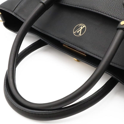 Louis Vuitton Monogram Tuffetage on My Side MM 2-Way Shoulder Bag Leather Noir — view 4