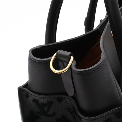 Louis Vuitton Monogram Tuffetage on My Side MM 2-Way Shoulder Bag Leather Noir — view 7