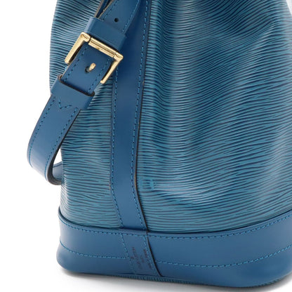 Louis Vuitton Epi Noe Drawstring Shoulder Bag Leather Toledo Blue — view 5