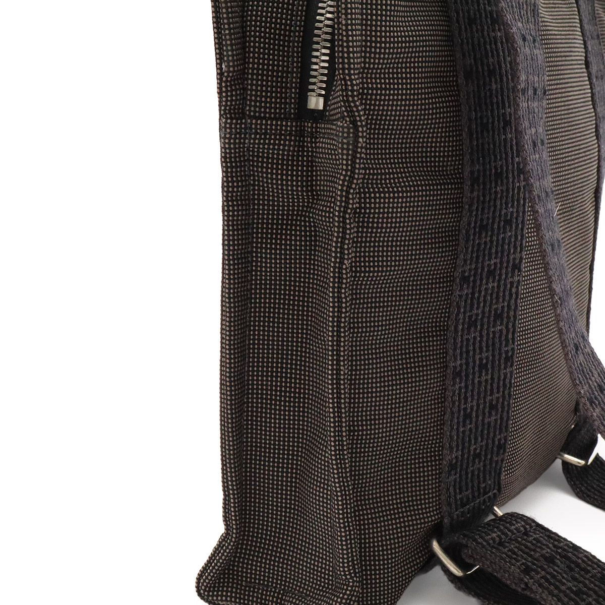 Hermes Her Line Sac a Dos PM Backpack Shoulder Bag Canvas Gray — view 6