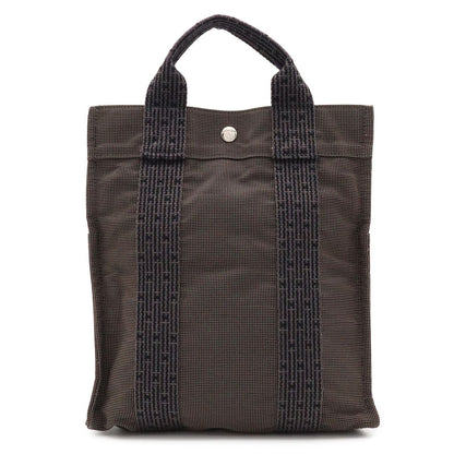 Hermes Her Line Sac a Dos PM Backpack Shoulder Bag Canvas Gray